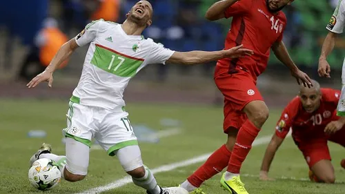 Tunisia a învins Algeria, scor 2-1, în grupa B a Cupei Africii pe Națiuni. Naționala lui Mahrez, la un pas de eliminare