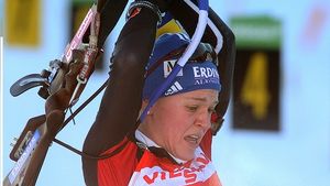 Se naște un nou star! Nemțoaica Gossner a câștigat incredibil cursa de urmărire de la Pokljuka