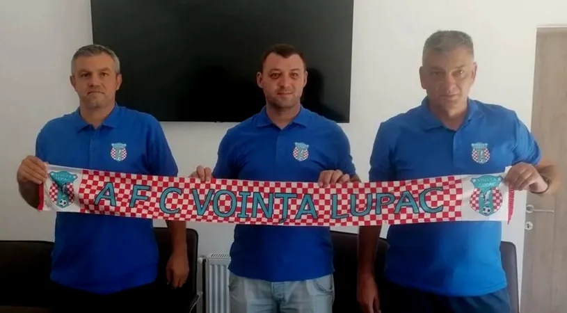 Voința Lupac are antrenor. Lucian Dobre, fost ”secund” la Poli Timișoara, a preluat echipa croaților din Banat