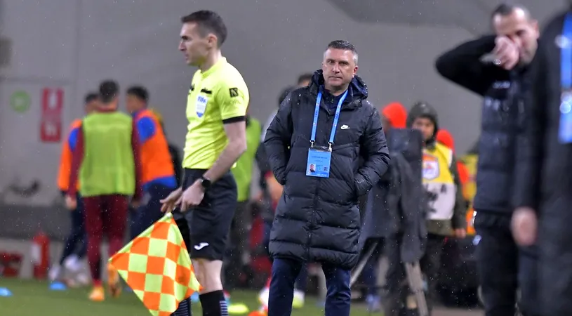 Înlocuitorul lui Dan Petrescu la meciul cu Universitatea Craiova, explicații după eșecul din Bănie: „Trebuie să strângem rândurile!”