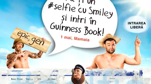 Fa-ti un #selfie cu Smiley si intri in Guinness Book
