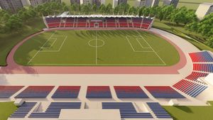 Anunț uriaș! Un nou stadion "răsare" în România: "Pentru prima dată în istorie!" GALERIE FOTO | Cum va arăta noua arenă