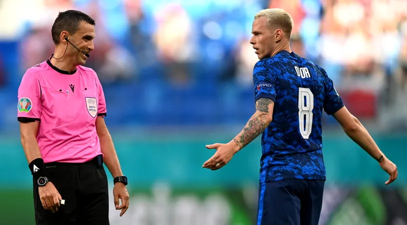 Ovidiu Hațegan a arbitrat un meci de neuitat la Euro 2020! E prima oară când se întâmplă asta în istorie