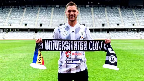 OFICIAL | ”U” Cluj a anunțat un nou transfer! Ardelenii au ajuns la a treia mutare pentru sezonul următor
