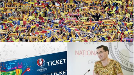 EXCLUSIV Deși UEFA avertizează că e ilegal, piața e inundată cu oferte de bilete pentru meciurile României la Euro 2016. Agențiile cer și 500 de euro pe un bilet de 25. Suporterii bănuiesc FRF, federația neagă 