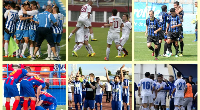 Iașiul, Rapid, ASA și Craiova au promovat pe plan sportiv.** CS U așteaptă confirmarea de la FRF, Rapid stă după decizia TAS 
