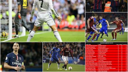 Cei mai buni marcatori din 2014: 6. Benzema-35 de goluri, 5. Kabaev-38 de goluri, 4. Zahavi-40 de goluri. Toată lista, AICI
