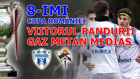 Viitorul Pandurii elimină Gaz Metan Mediaș din Cupa României, după o prestație solidă, și ridică la patru numărul echipelor din Liga 2 calificate în sferturile competiție KO