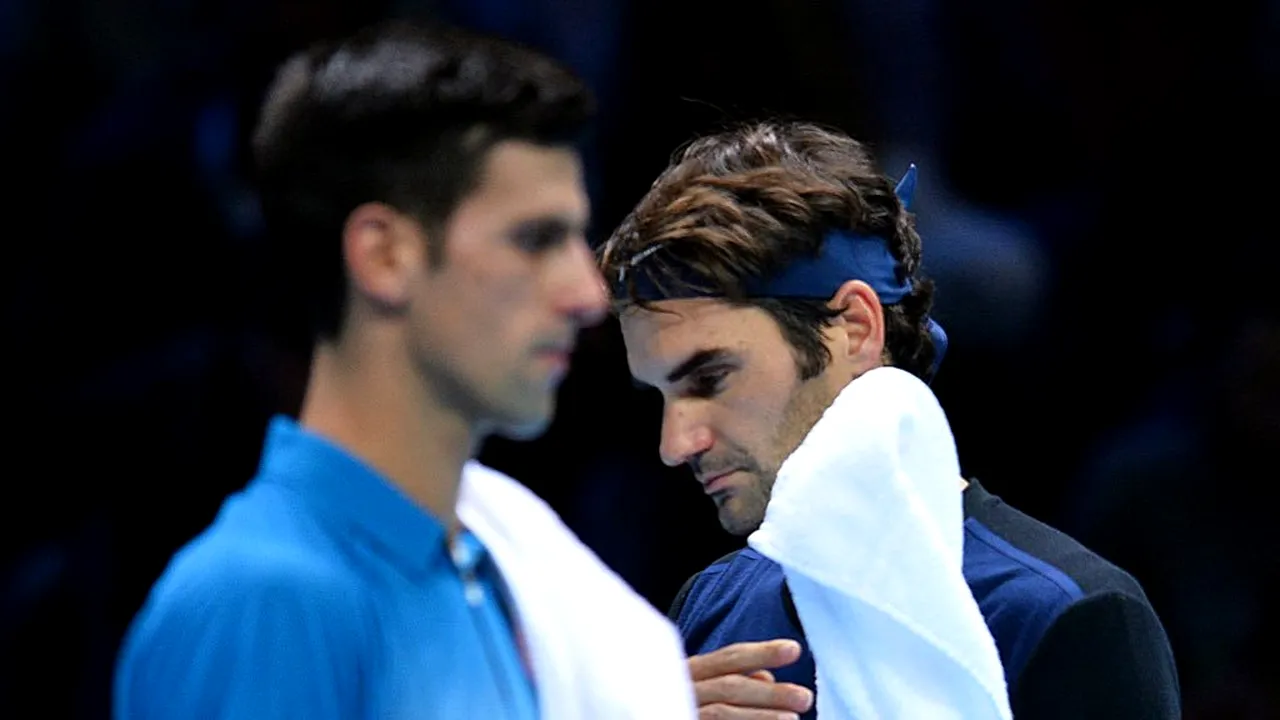 Derbiul Grupei Stan Smith la Turneul Campionilor: Federer strălucește, îl învinge net pe Djokovic și este primul jucător calificat în semifinale, la simplu