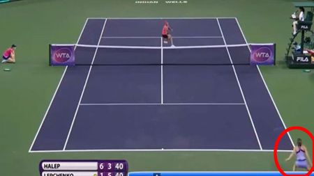 "Unde e Simona? Aproape a ieșit de pe teren". Site-ul oficial al WTA a desemnat-o pe Halep protagonista punctului zilei la Indian Wells. VIDEO