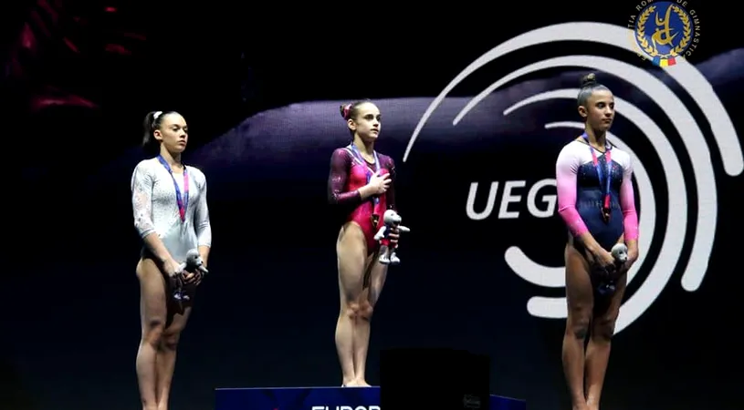 Aur la Campionatele Europene de gimnastică de la Glasgow. Junioara Ioana Stănciulescu s-a încoronat la sol