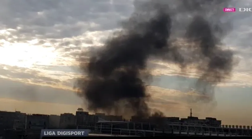 BREAKING NEWS | Incendiu la stadionul Rapid! Pompierii au intervenit de urgență! Detalii de ultimă oră | FOTO