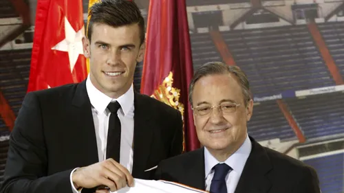 FOTO Gareth Bale, prezentat oficial de Real Madrid! Zeci de mii de fani l-au aplaudat pe Santiago Bernabeu