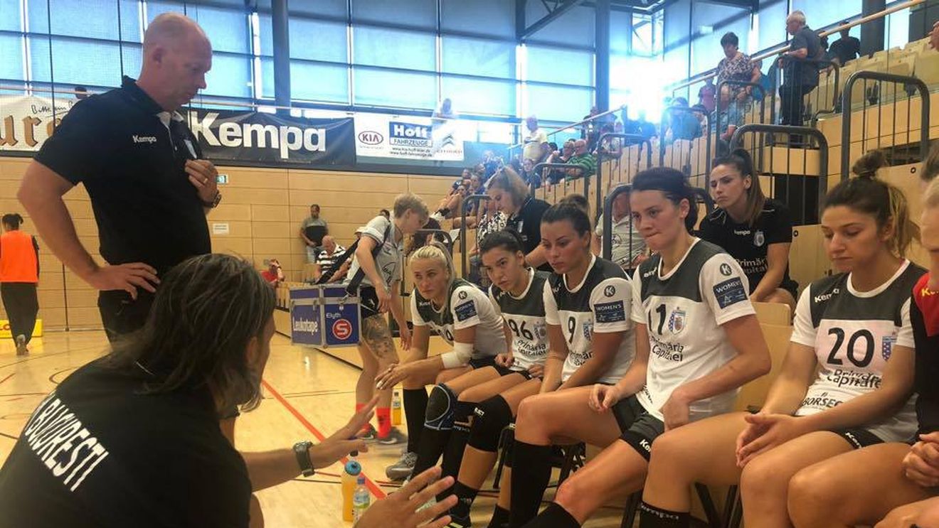 CSM București a „furat-o" rău în finala mică la Wittlich, într-o partidă cu Bayer Leverkusen. Crina Pintea a fost desemnată MVP-ul turneului