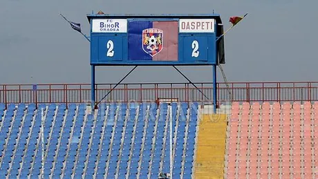 Primăria Oradea cere celor de la FC Bihor** 40 de mii de lei pe lună plus TVA pentru folosirea stadionului și a bazei Motorul