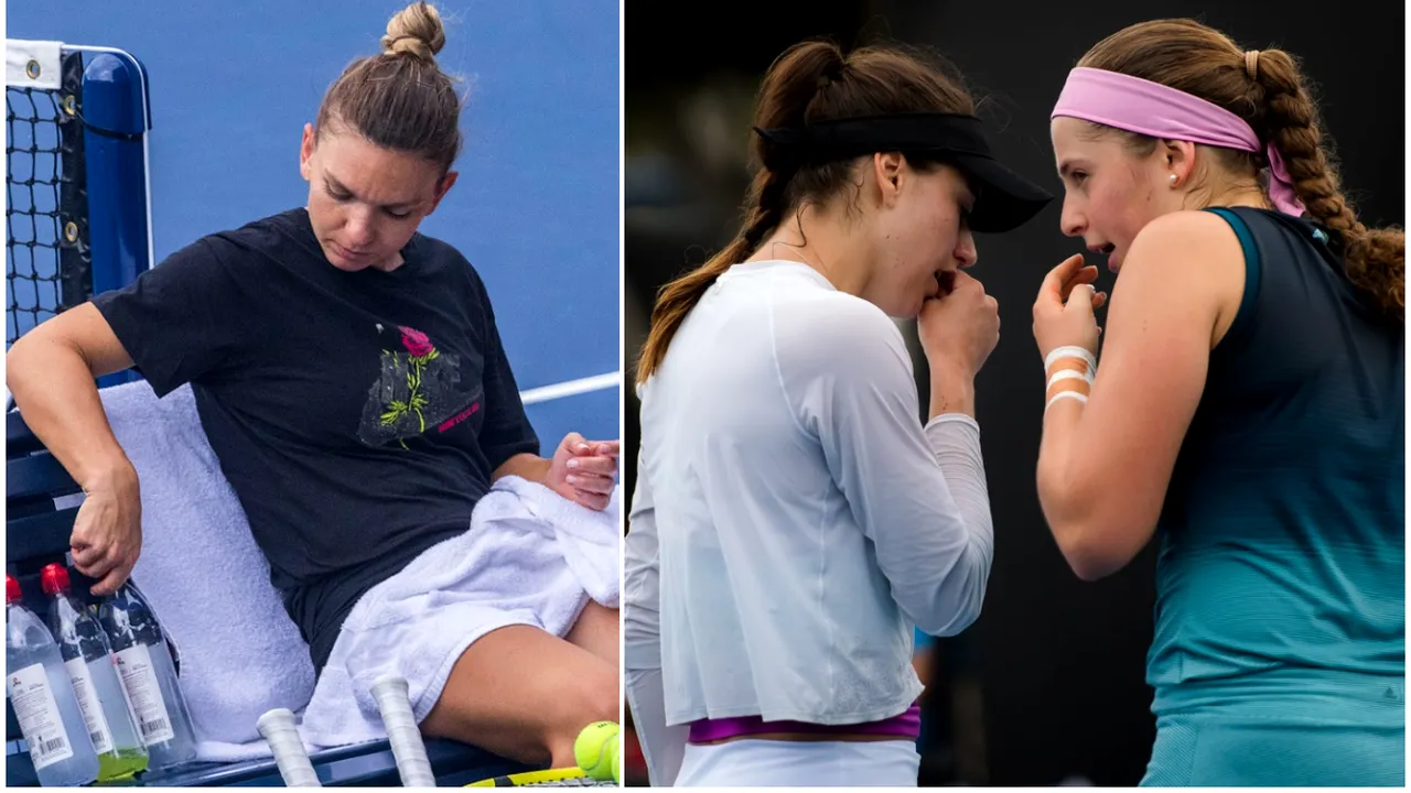 Simona Halep nu ar vrea să vadă asta! Ce au făcut împreună Sorana Cîrstea și Jelena Ostapenko la US Open | FOTO