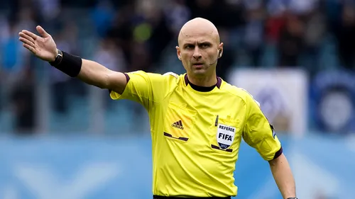 UEFA a anunțat brigada de arbitri de la România - Elveția. 