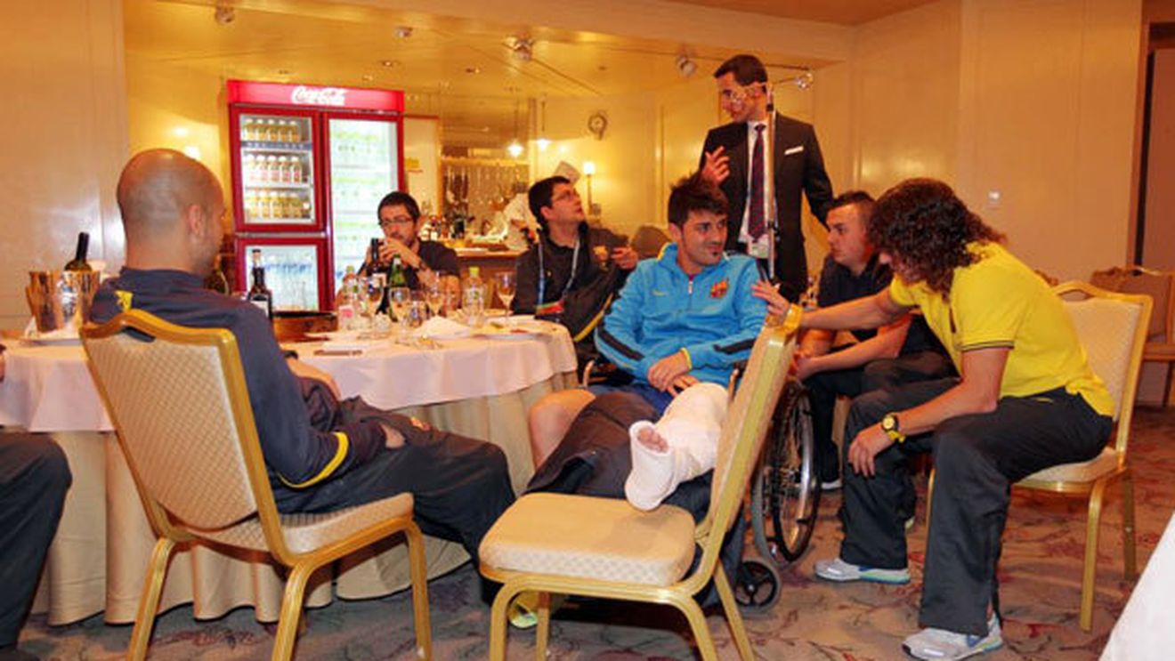 VIDEO** Și-a făcut piciorul praf, dar este optimist! Villa: "Revin până la finala de la Munchen!"