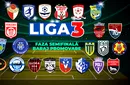 Tabloul semifinalelor barajului de promovare în Liga 2 este aproape complet. Șapte dueluri sunt stabilite deja. Ultimele patru necunoscute vor fi decise vineri și sâmbătă