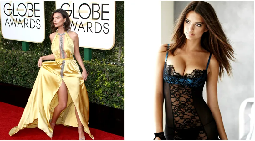 Din Sports Illustrated, pe covorul roșu la Globurile de Aur. FOTO | Cum a apărut Emily Ratajkowski la gala din Los Angeles și imaginile 