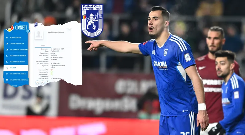 Bombă la FC U Craiova! ProSport are documentul care dovedește că impresarul lui Andre Duarte și-a dat acordul pentru contractul de comision și acordul pe doi ani! Agentul face presiuni pe Adrian Mititelu pentru a-l transfera pe jucător | EXCLUSIV