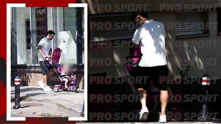 Eroul lui Dinamo din derby-ul cu FCSB e un tată model. Imaginile zilei cu Danny Armstrong, la plimbare cu bebelușul lui. EXCLUSIV