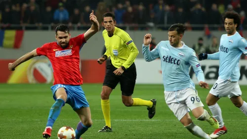 Slovenul Slavko Vincic va arbitra meciul Lazio - FCSB, din șaisprezecimile Ligii Europa