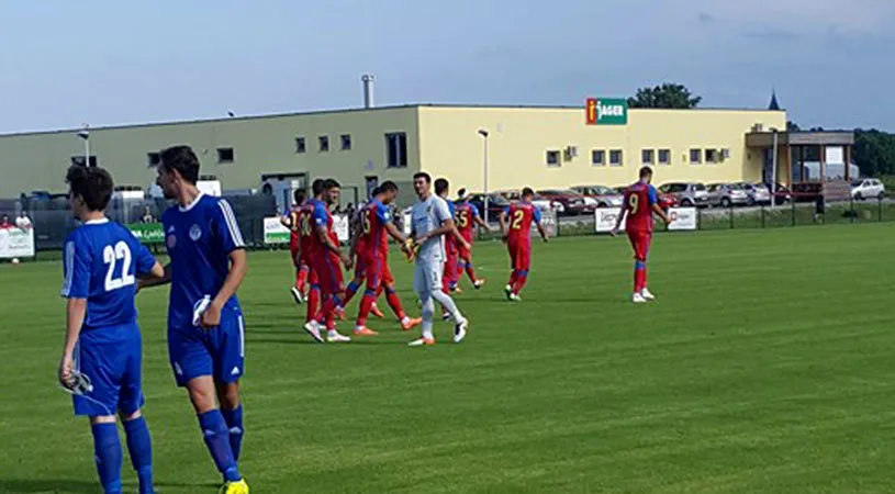 Jucătorii lui Reghecampf și-au arătat mușchii în fața unei echipe din liga a treia a Sloveniei | Steaua - NK Turnisce 7-0. Golubovic și Achim, goluri la debut