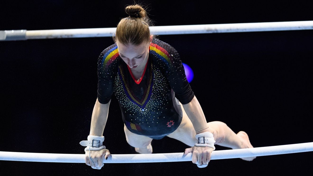 Ana Bărbosu a fost spulberată de Jordan Chiles la primul duel direct după retragerea medaliei. Gimnasta din SUA a luat nota 10 în fața româncei