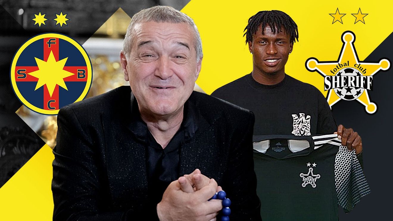 Clauza care îngreunează transferul super atacantului David Ankeye de la Sheriff la FCSB. Ce i-au cerut moldovenii lui Gigi Becali. EXCLUSIV