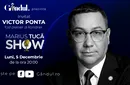 Marius Tucă Show începe luni, 5 decembrie, de la ora 20.00, live pe gândul.ro