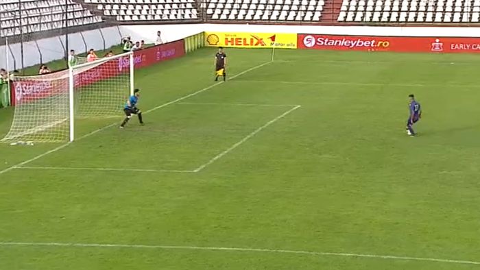 Steliștii au vrut să o umilească de tot pe CS Dinamo! Cum au executat "militarii" penalty-ul care a dus scorul la 4-0 VIDEO