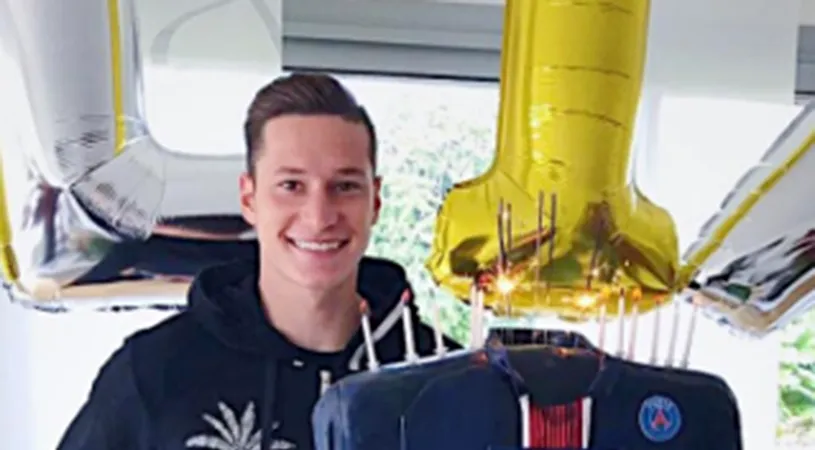 FOTO | Cum arată un tort dăruit de o echipă miliardară! Draxler a rămas mască după ce a văzut ce a primit de la PSG de ziua lui :)