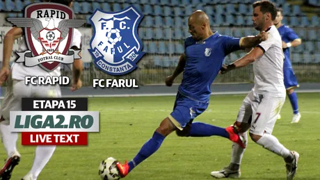 FC Rapid - FC Farul 0-0.** Favoritele la promovare din Seria I au remizat fără gol în Giulești. Gudea a făcut minuni în poartă