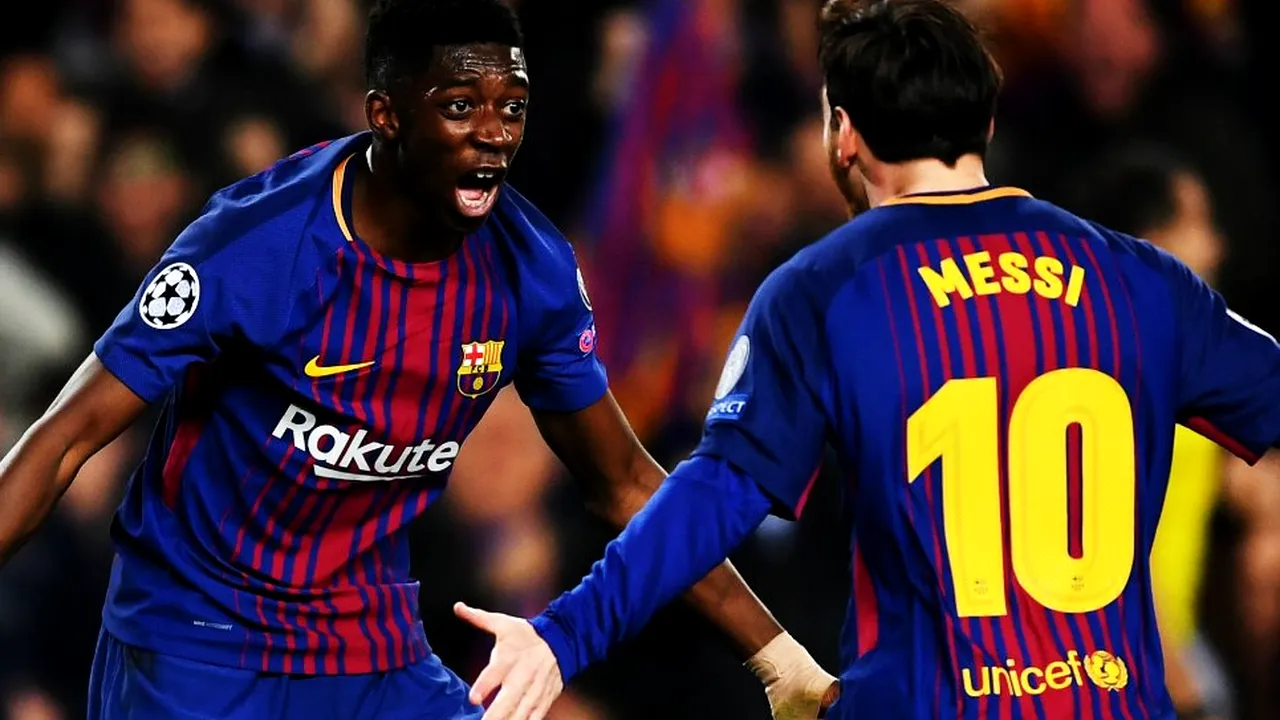 VIDEO | Ousmane Dembele a marcat primul său gol la Barcelona! Messi l-a servit excelent, dar francezul a înscris cu o execuție sigură