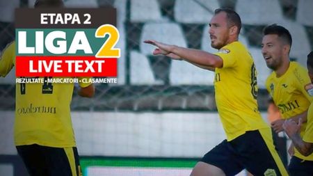 Goluri multe și o surpriză în primele meciuri ale etapei a doua din Liga 2. Turris Oltul a comis-o din nou, după ce a avut 2-0 și om în plus în minutul 65