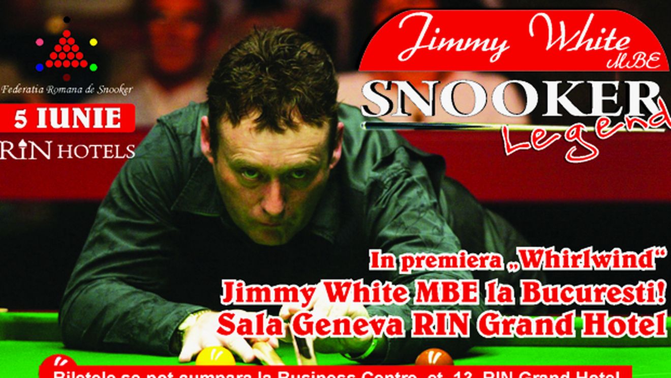Vezi aici dacă ai câștigat bilete la demonstrația de snooker "Jimmy White"!