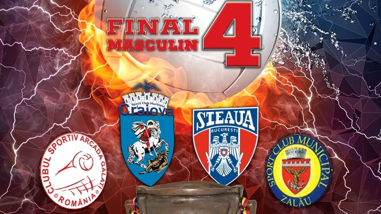 Final Four-ul Cupei României la volei masculin va avea loc la Brașov. Au fost stabilite semifinalele. Paula Seling va cânta imnul naţional înaintea finalei