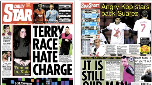 Premier League, zguduită după ultimele cazuri de RASISM!** Englezii cer excluderea lui Terry din națională: Anglia, în pericol la Euro