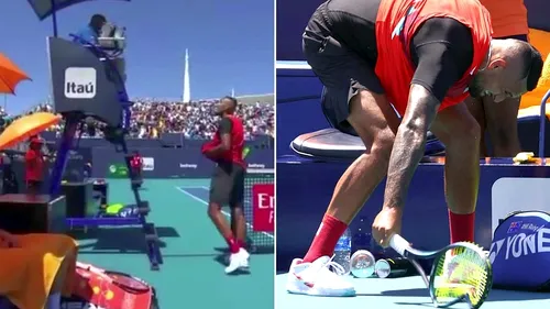 Scandal de proporții cu Nick Kyrgios în prim plan la Miami! „Dați-l afară chiar acum! E jenant”. Gesturi halucinante ale sportivului | VIDEO