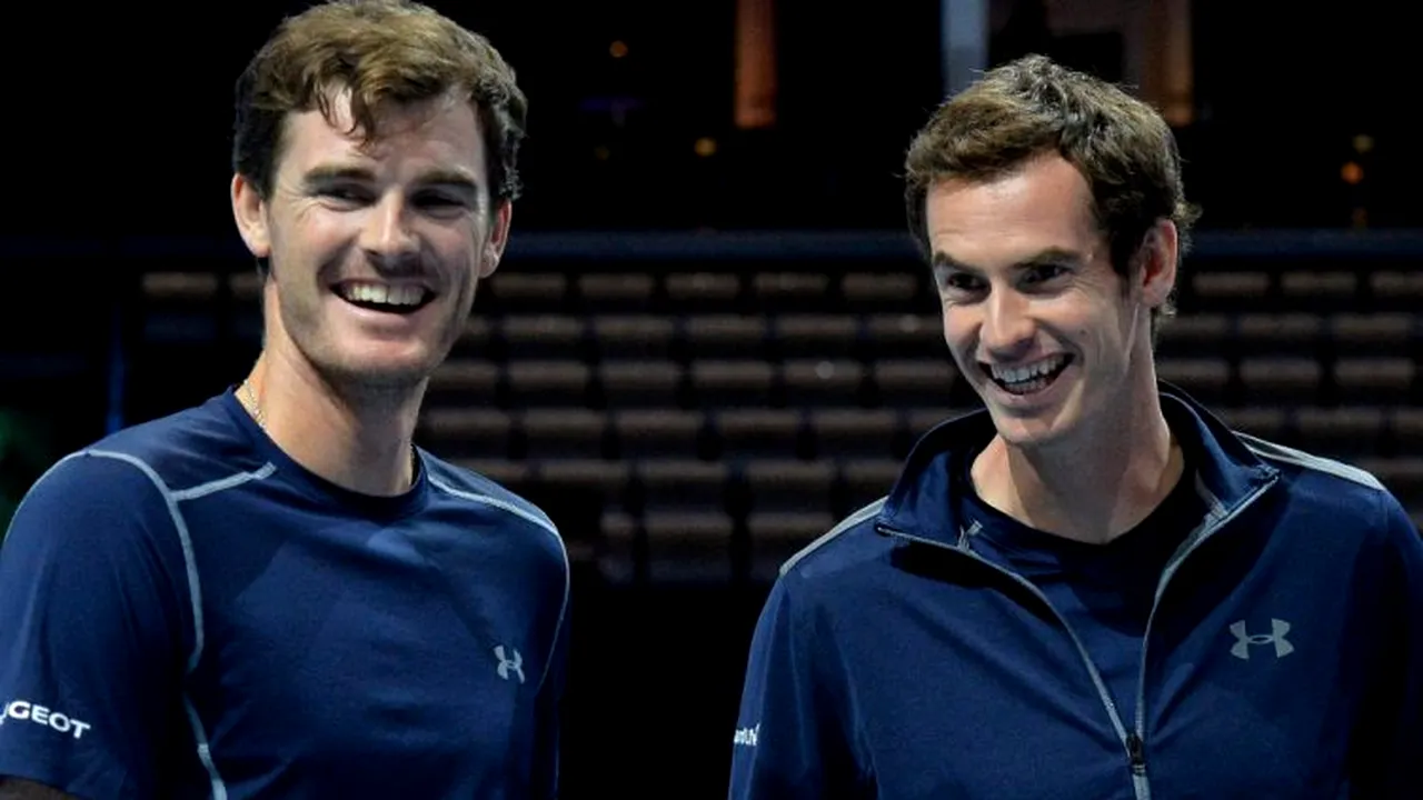 Duel între frați. Andy și Jamie Murray se vor înfrunta la Cincinnati: 