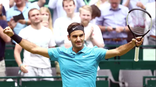 Vârsta nu îl împiedică pe Federer să-și continue perioada de invincibilitate. Ajuns la 36 de ani, elvețianul are un număr impresionant de victorii pe iarbă