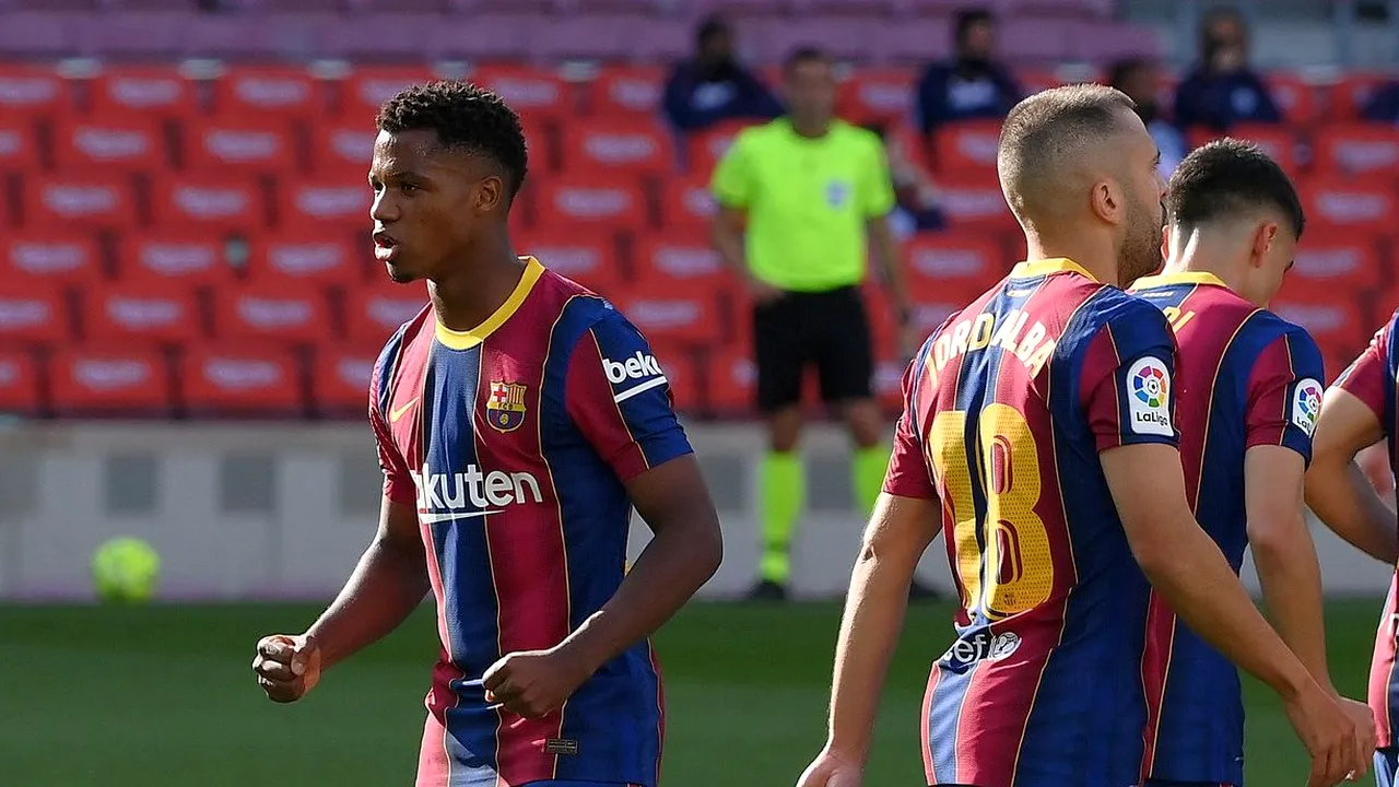 Ansu Fati a devenit cel mai tânăr marcator în El Clasico! Puștiul Barcelonei bate record după record | VIDEO