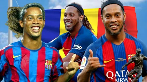 Ronaldinho vine în România! Când va avea loc evenimentul și unde va putea fi văzut fostul Balon de Aur: „Totul a fost stabilit” | EXCLUSIV