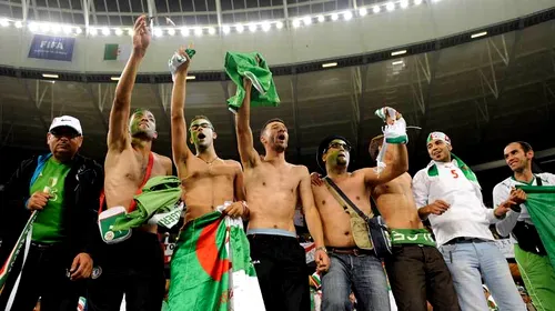 Atmosferă de senzație. Fanii au umplut până la refuz stadionul cu șase ore înaintea începerii meciului Algeria – Burkina Faso