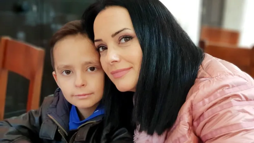 Fiul Magdăi Vasiliu, operat de urgență în Italia! Băiatul s-a vindecat de cancer în trecut