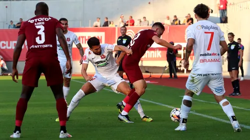 FC Hermannstadt – CFR Cluj 0-0, în etapa 10 din Superliga. Remiză albă la Sibiu