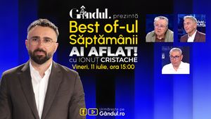 Gândul prezintă Best Of Ai aflat! Cu Ionuț Cristache - vineri, 11 iulie, de la ora 15.00
