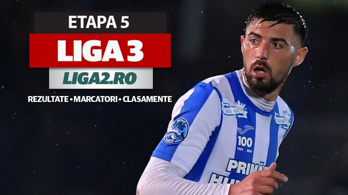 Liga 3, etapa 5 | CSM Reșița, CS Hunedoara și Farul 2 continuă cu punctaj maxim, Minaur, Spartac și Ghiroda fac primii pași greșiți în acest sezon. Ceahlăul și Oțelul pierd