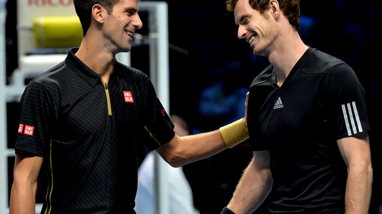 Andy Murray a glumit pe seama retragerii lui Federer din finala Turneului Campionilor: 